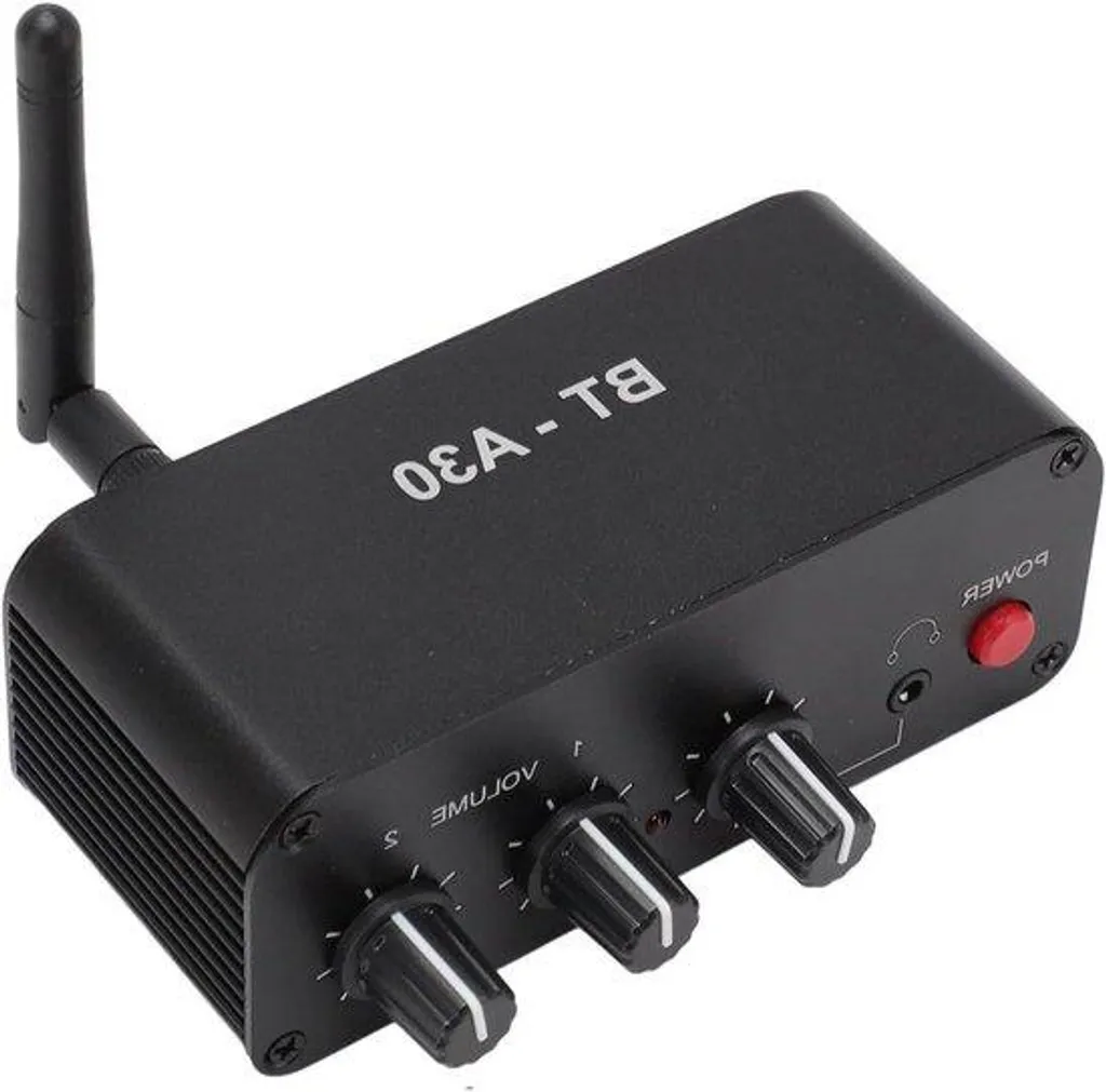 Préampli Phono pour Haut-parleurs Bluetooth et Signal Audio Stéréo Jack