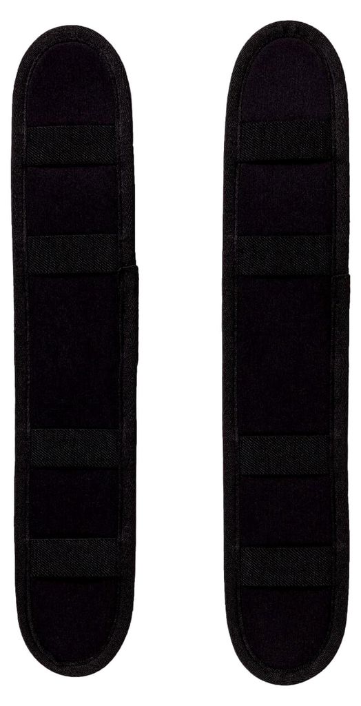 Beinschnurschutz für Pferdedecken (2er-Pack) schwarz weich schützend