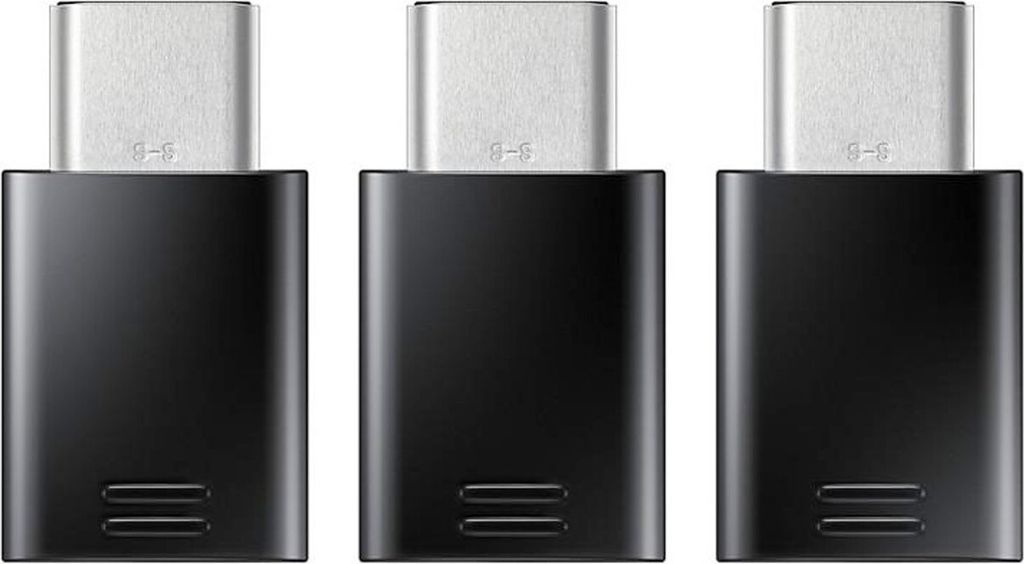 Samsung USB-C auf Micro USB Adapter 3er Pack schwarz Produktbild