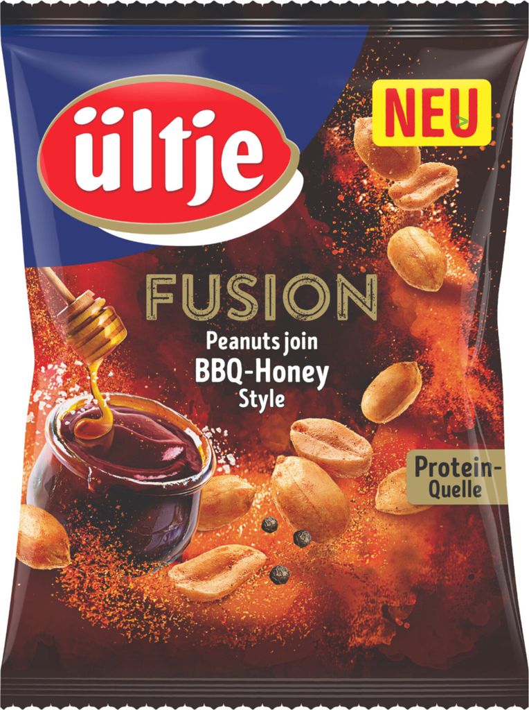 Ültje Fusion BBQ Honey Style ziarna orzeszków ziemnych z Zdjęcie produktu 