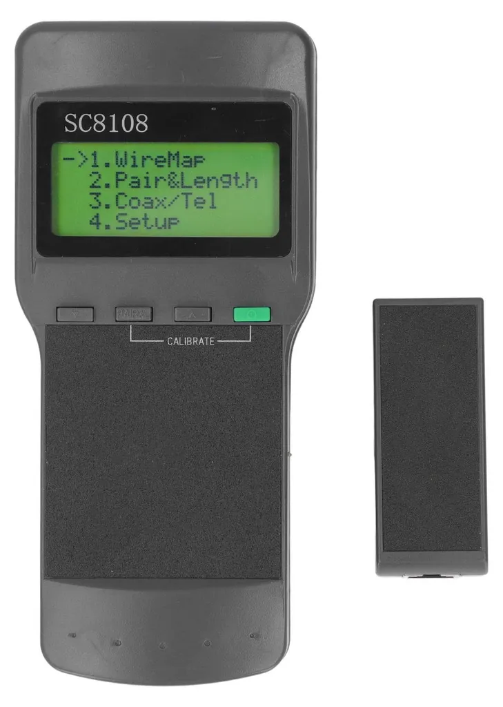 Testeur de câbles réseau RJ45 avec retour acoustique précis et écran LCD