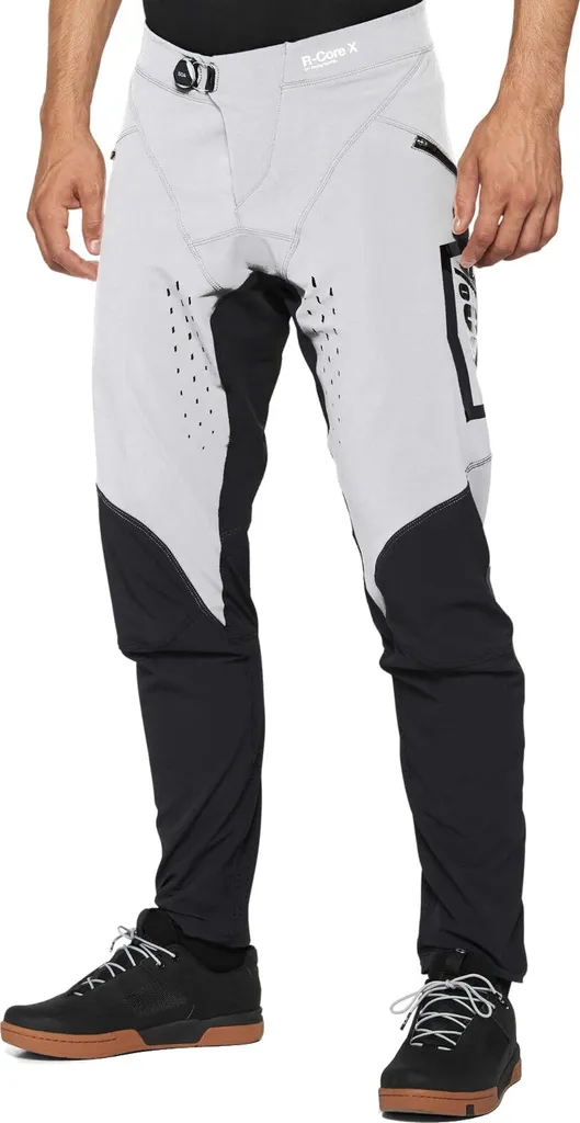 Pantalon de vélo 100% R-Core X Gris et Noir Taille 38 pour Homme