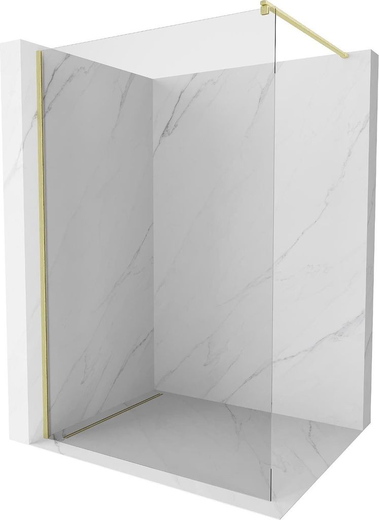 Mexen Kioto parete doccia Walk-in 140 x 200 cm, trasparente Immagine del prodotto 