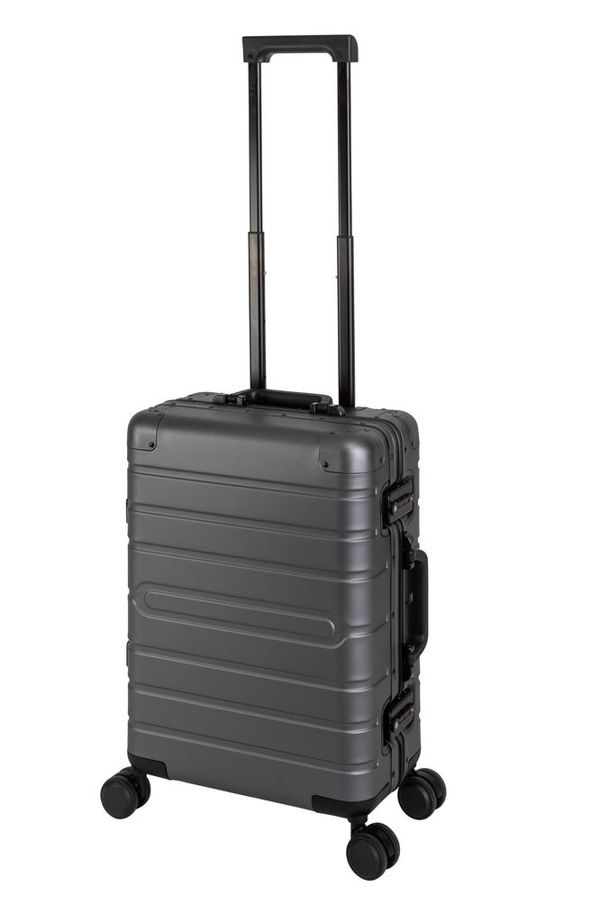 Travelhouse Oslo Aluminium Handgepäck Koffer 55 cm Grau – Produktbild 