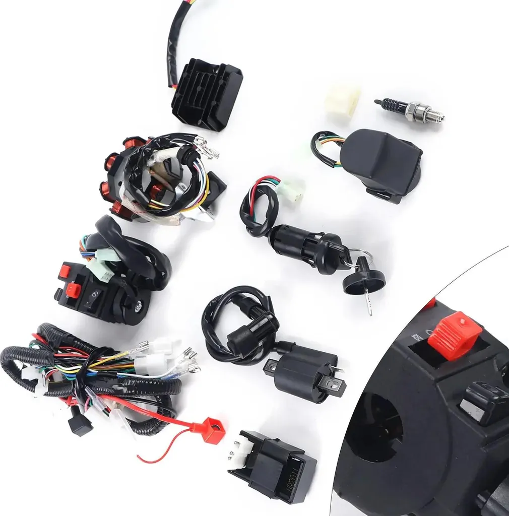 Kit de câblage ATV universel pour réparation circuit électrique Quad noir