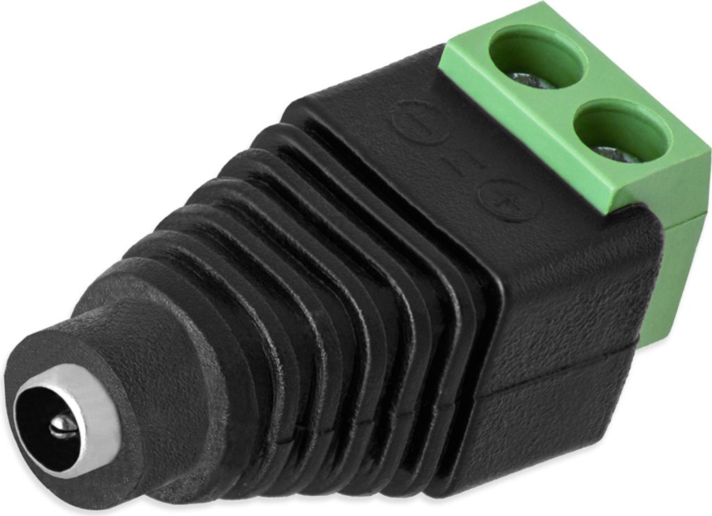 1x DC Buchse Hohlbuchse 1,35 mm - 3,5 mm Adapter Stecker > Terminal Block 2 Pin Schraubbar