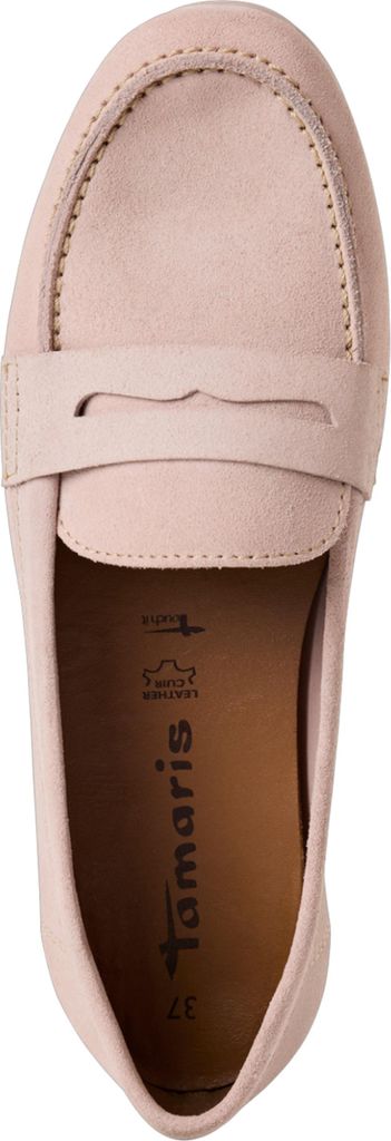 Tamaris Damen Slipper Leder Halbschuh 1-24203-46, Größe:39 EU, Farbe:Rosa