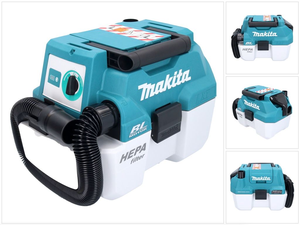 Makita DVC 750 LZ Aspirateur à batterie LXT 18 V 67 mbar Image du produit 
