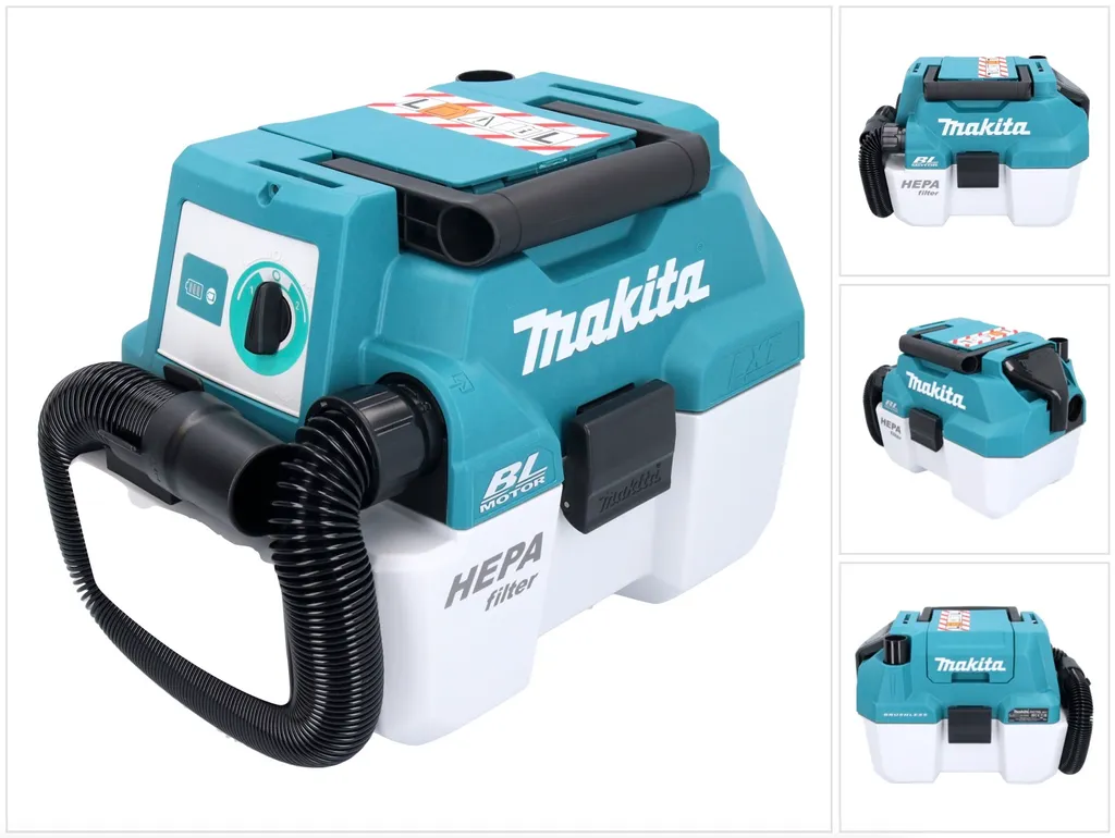 Aspirateur Chantier Makita DVC750LZ 18V pour Nettoyage de Précision
