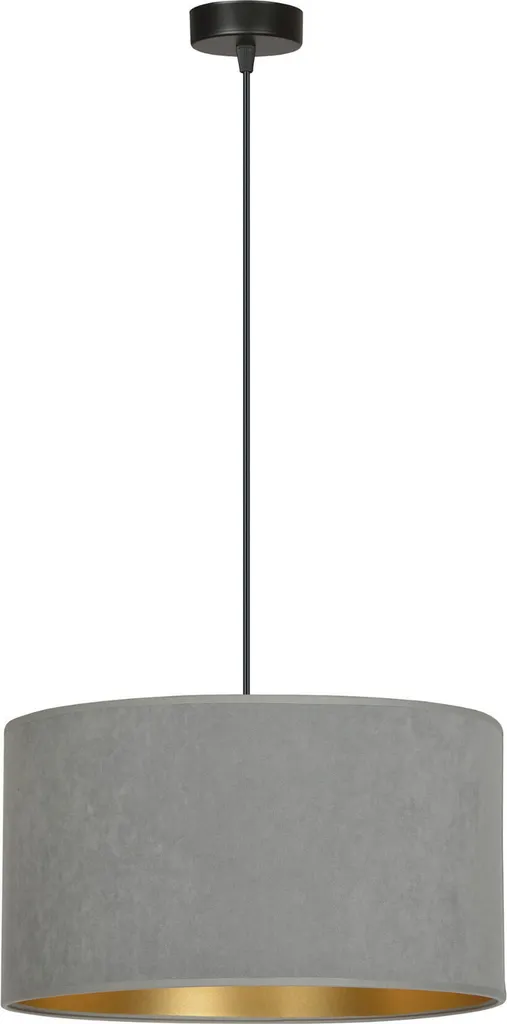 Luminaire de plafond gris HILDE pour éclairage de bureau ou chambre