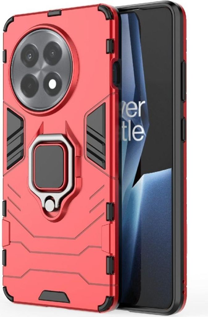 OnePlus 13R Hülle - Coverup Ring Ständer Back Cover - Rot