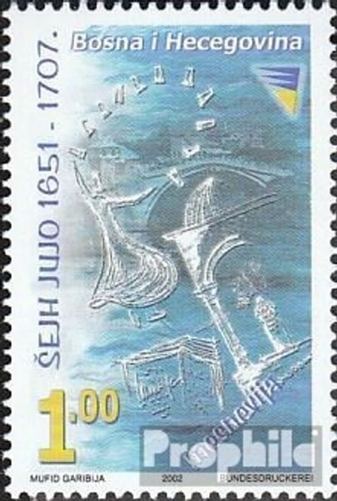 Briefmarken Bosnien-Herzegowina 2002 Mi 254 (kompl.Ausg.) postfrisch M. Ejubovic