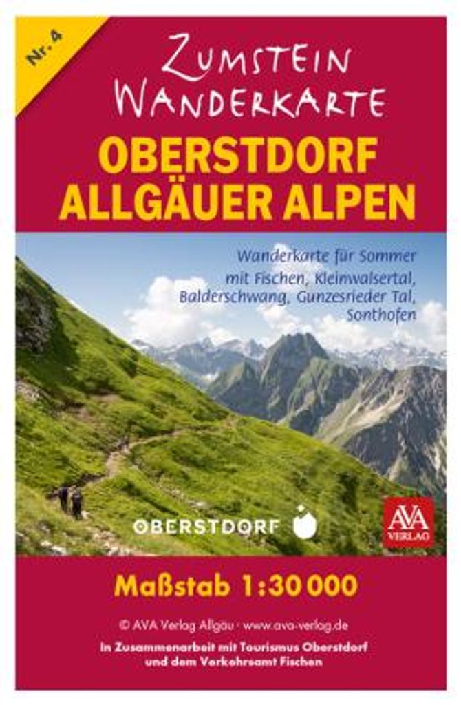 Zumstein Wanderkarte Oberstdorf