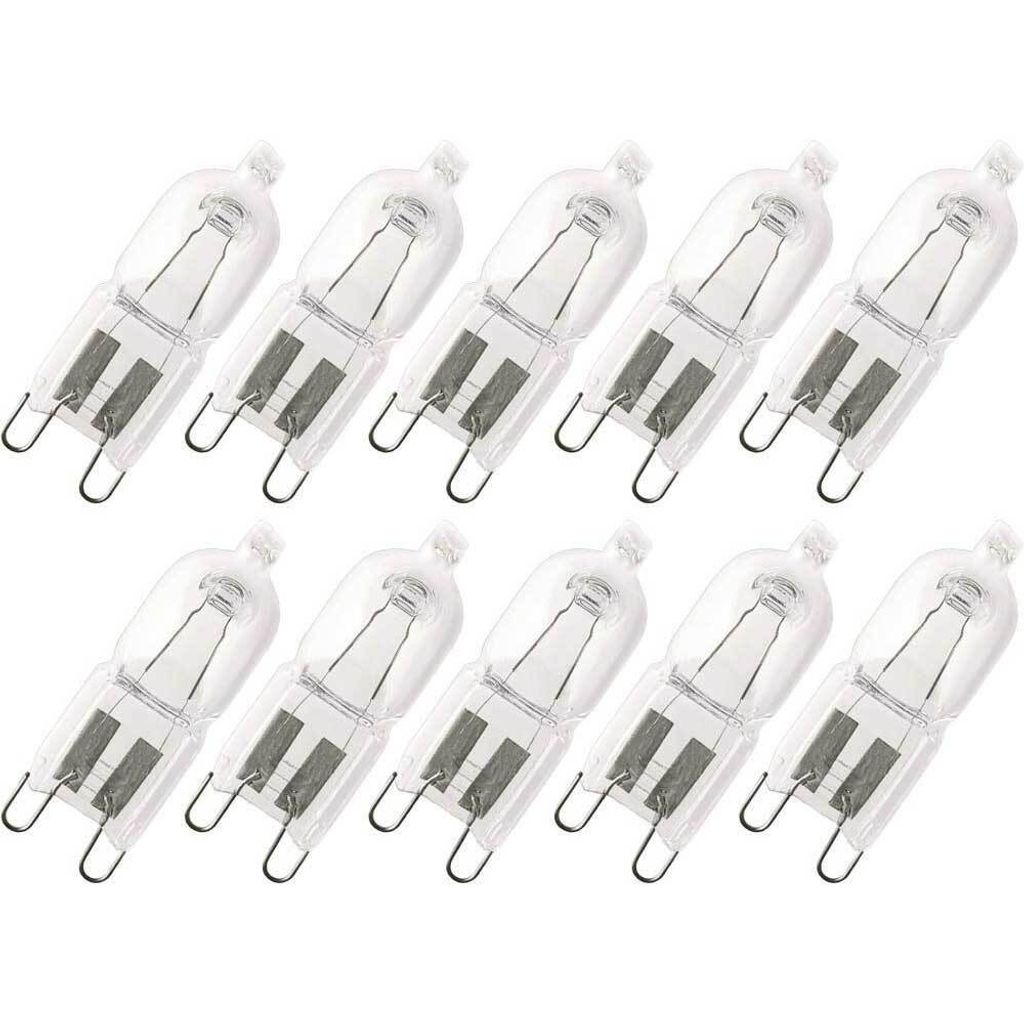 10 x Osram  Lampe halogène à culot à broches 48W = 60W G9 Image du produit 