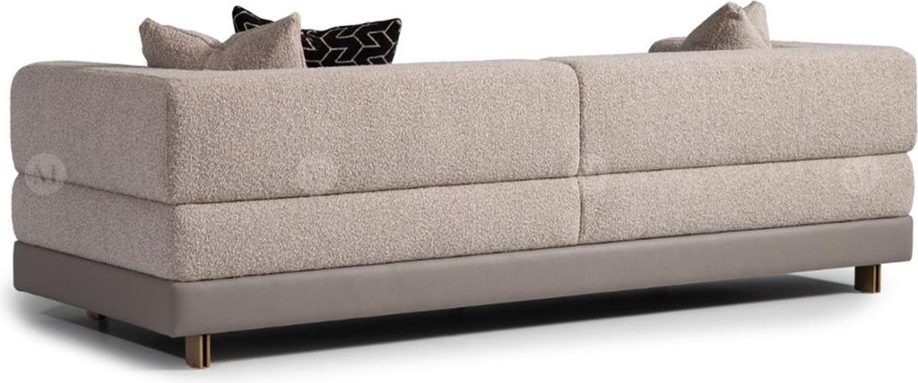 Dreisitzer Couch Sofa 3 Sitzer Polstersofa Stoffsofa Moderne Grau
