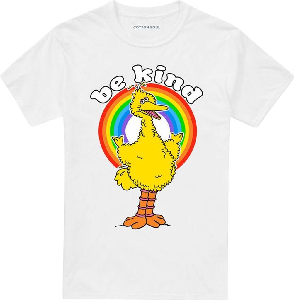 Sesame Street - "Be Kind" T-Shirt für Herren/Damen Uni TV21254 (5XL) (Weiß)