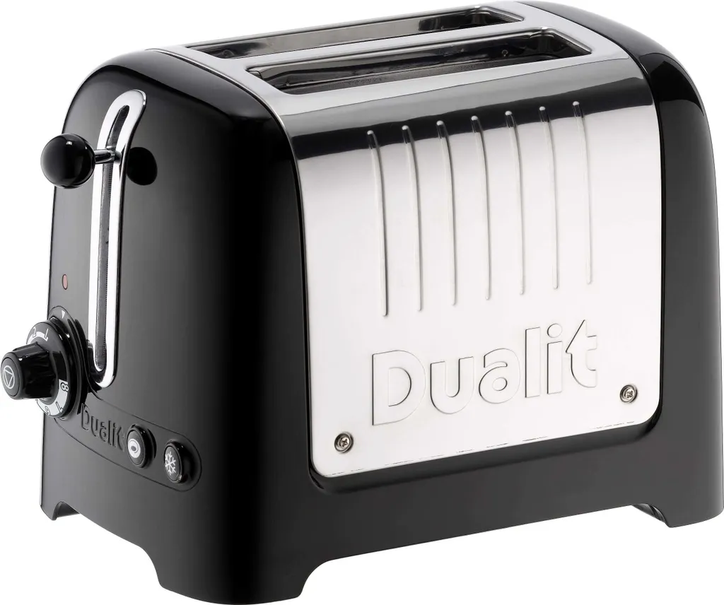 Grille-pain 2 fentes Dualit Lite noir 1200W pour pain épais et bagel