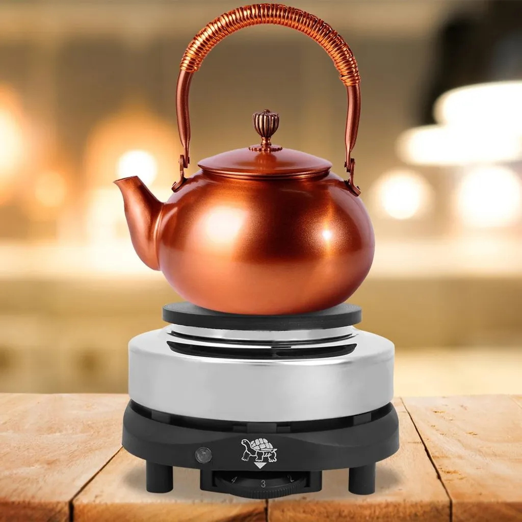 Réchaud électrique compact à plaque de cuisson rapide pour théière - 4