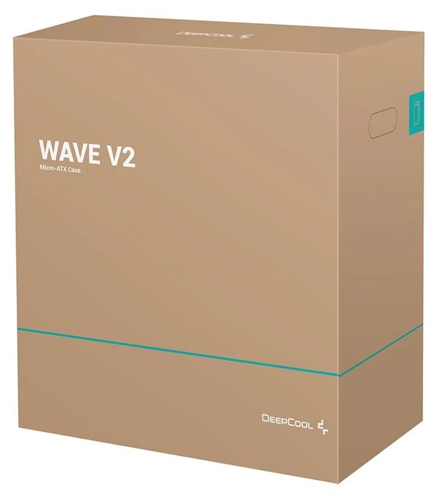 Boîtier informatique Micro ATX Deepcool Wave V2 noir avec USB 3.0 - 9