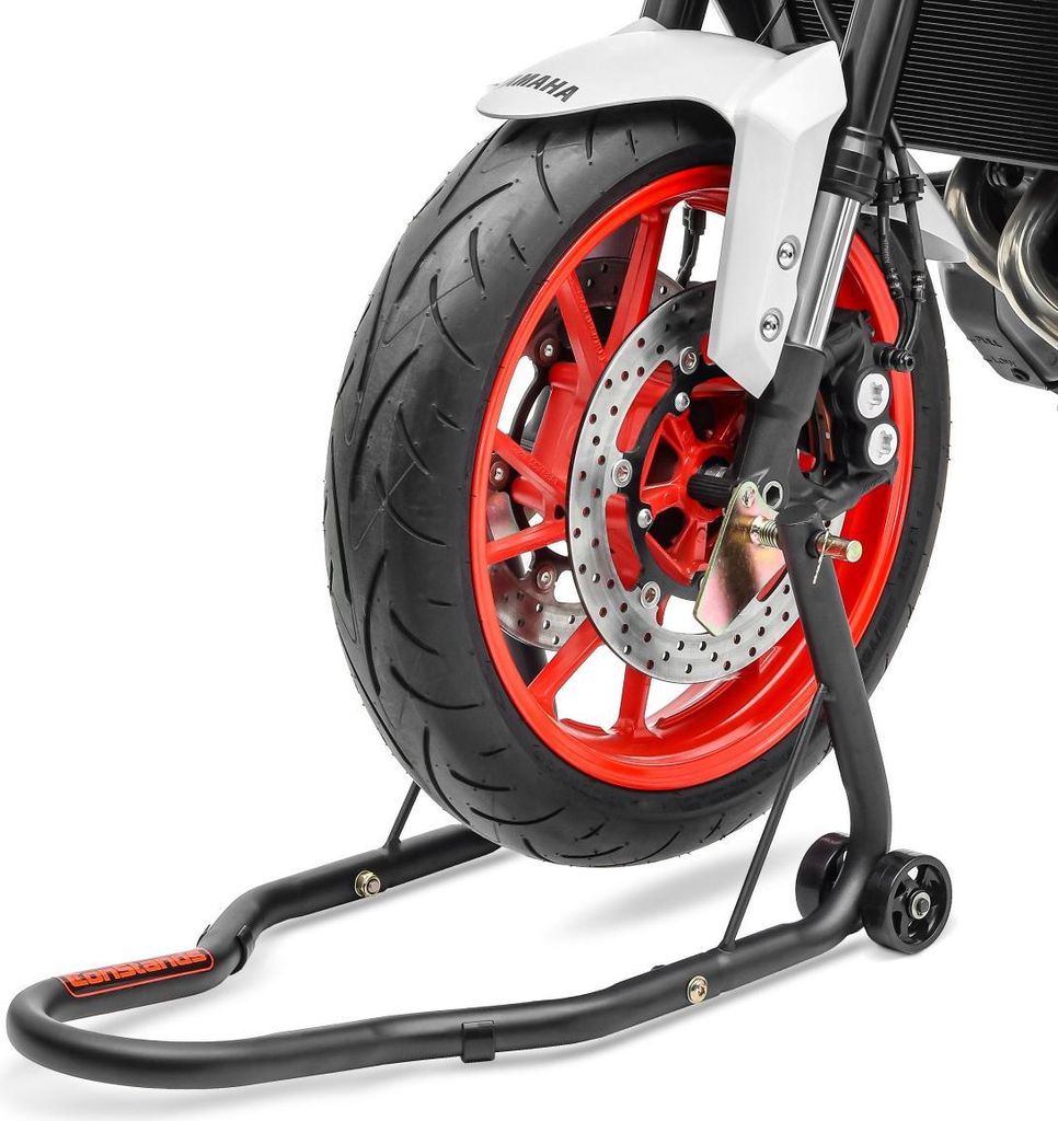 Motorrad Montageständer Vorderrad # Classic Front schwarz matt