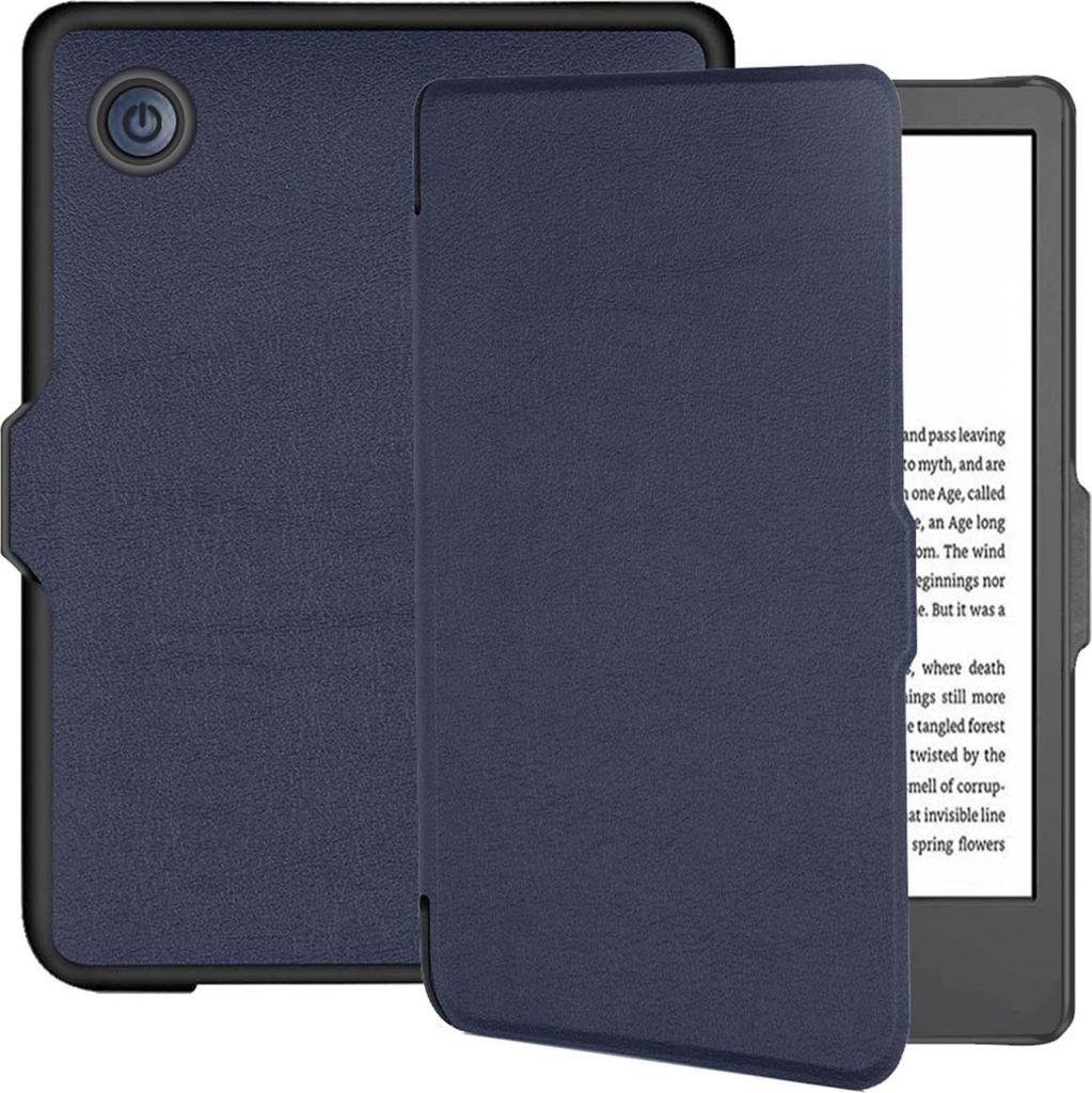 imoshion Slim Hard Case Klapphülle Kobo Clara 2E / Tolino Shine 4 - Dunkelblau