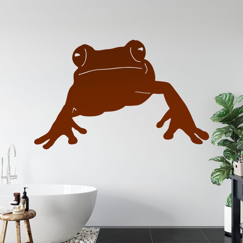 hauptsachebeklebt KIWISTAR Frosch - Quak Lurch Wasser Amphibien Wandtattoo in 6 Größen - Wandaufkleber Wall Sticker - Dekoration, Küche, Wohnzim...