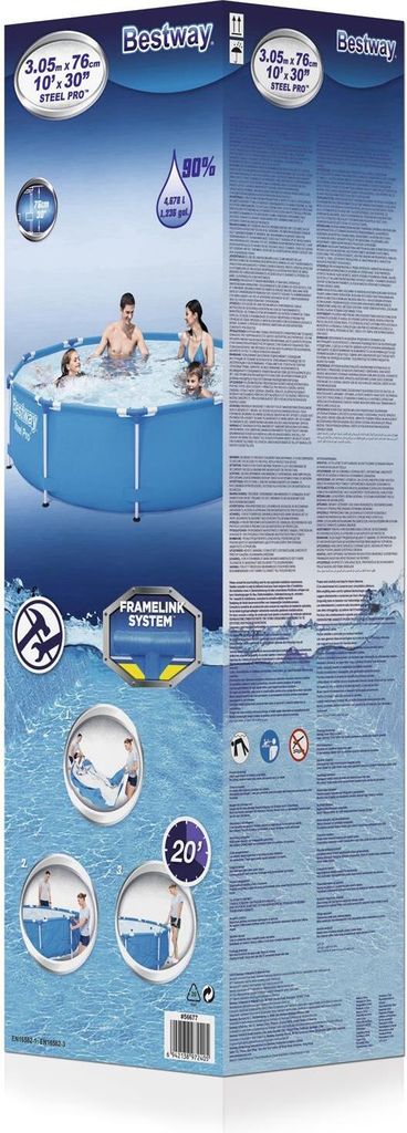 Bestway Steel Pro Swimming-Pool 305x76 cm Produktbild 33