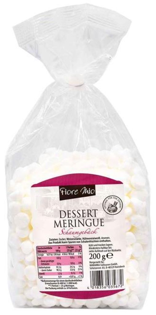 Fiore Mio Dessert Meringue Classic Mini Schaumgebäck Produktbild 