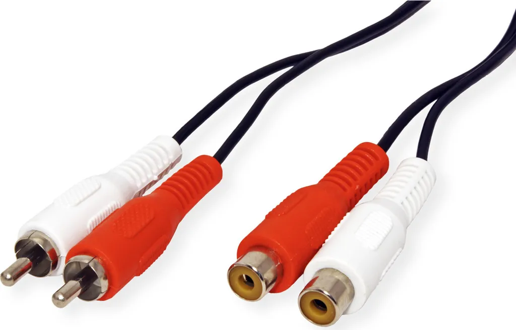 Câble RCA 10 mètres VALUE Duplex - Extension Audio Blindée Longue