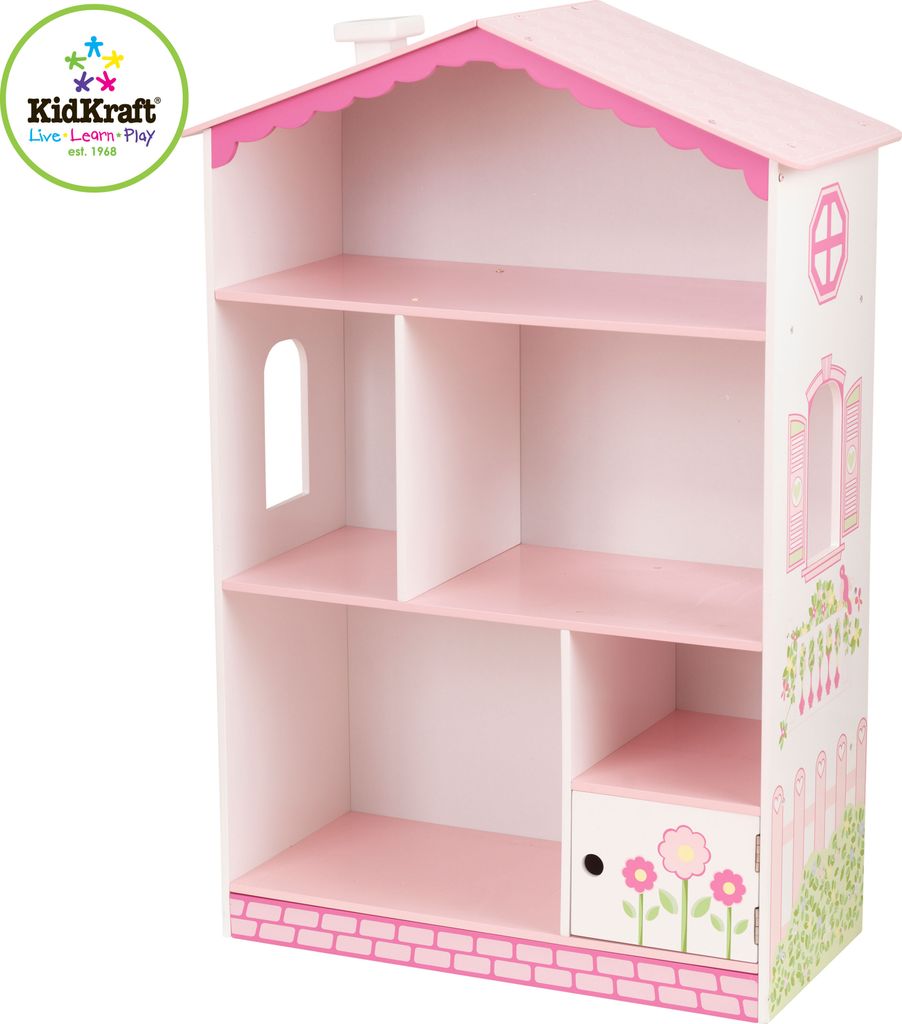 KidKraft 14604 Bücherregal Puppenhaus ; Maße (LxBxH): 67 cm x 30 cm x 97