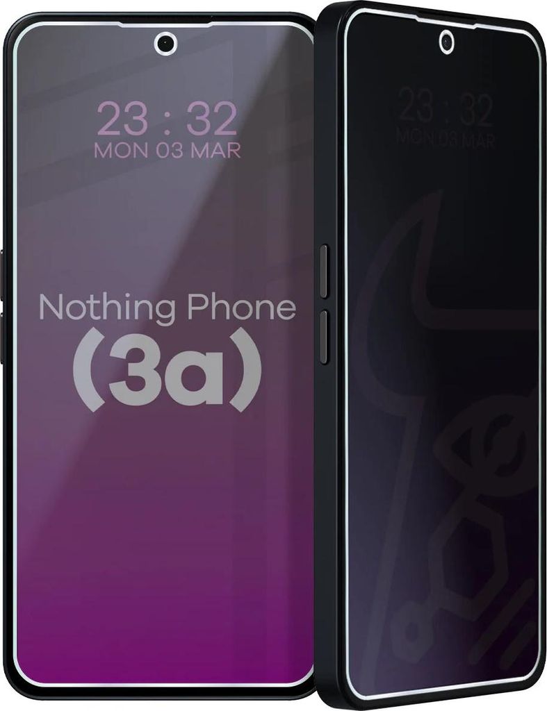 Hybridglas mit Privatschutzfilter für Nothing Phone (3a), Produktbild 