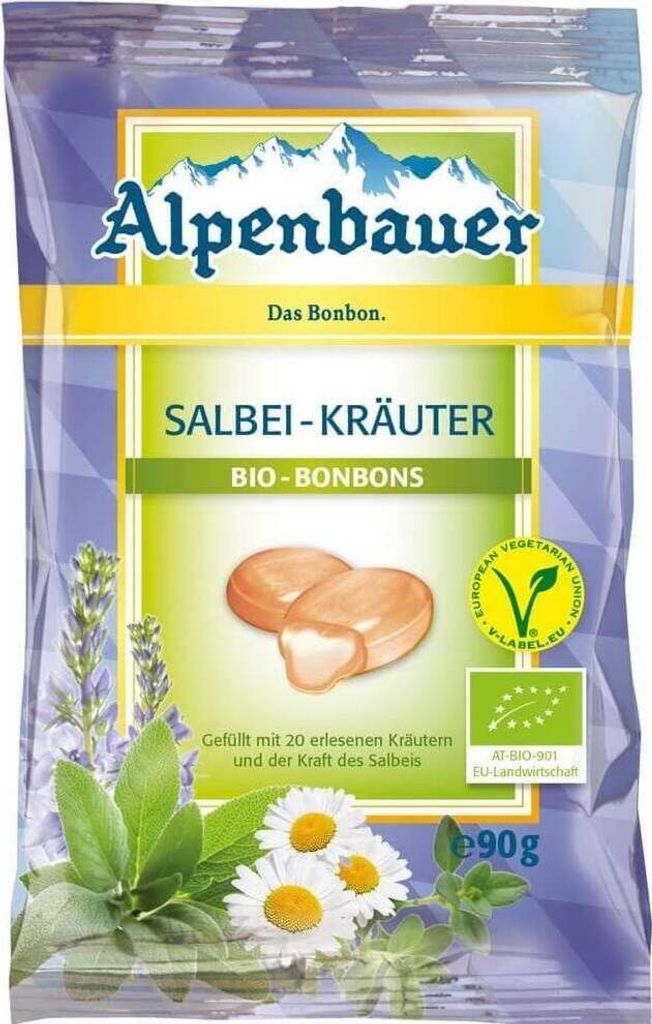 Alpenbauer organické šalvějové bylinné bonbony divoká Obrázek produktu 