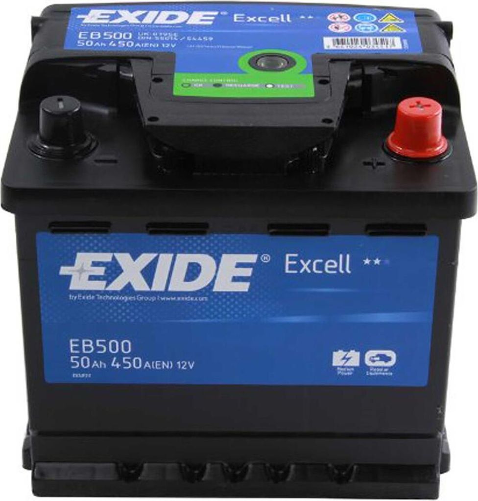 EXIDE Batterie de démarrage "Excell" CA-CA, Ma "EB500" Image du produit 