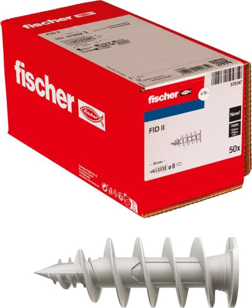 Set di tasselli di fissaggio per isolamento FID II 50mm Immagine del prodotto 