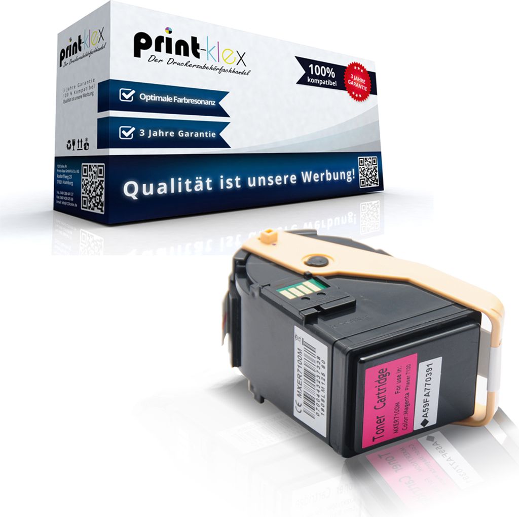 Kompatible Tonerkartusche für Xerox Phaser 7100 dn Phaser 7100 dnm Phaser 7100 n Phaser 7100 nm Phaser 7100 Series 106R02600 Magenta Rot - Office ...