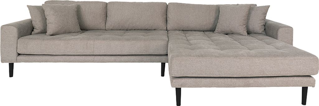 House Collection Ecksofa Milo Lounge Sofa Rechts Steingrau