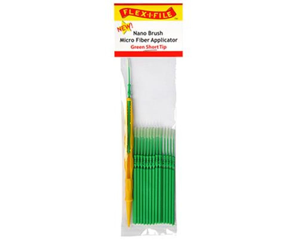 Krick Nano Brush - Nano Pinsel kurze Spitze grün mit Griff