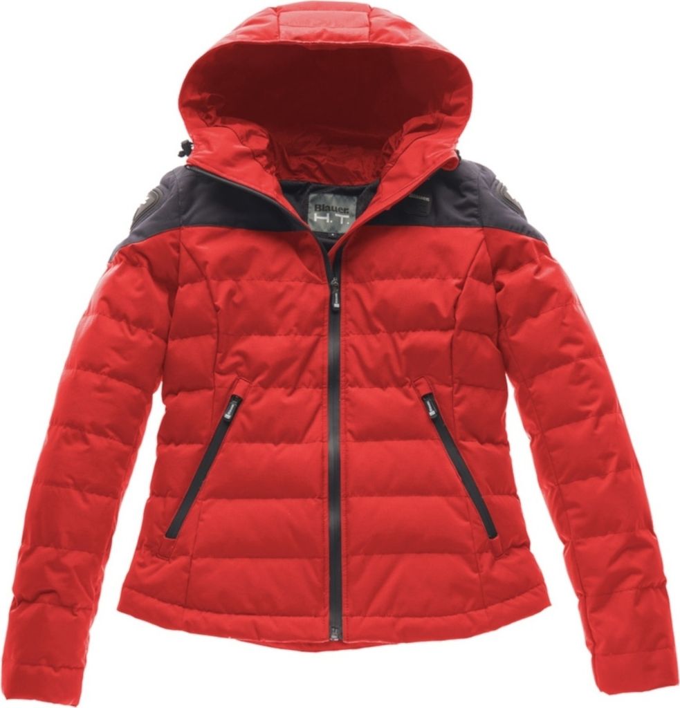 Blauer Easy Winter 2.0 Damen Motorrad Textiljacke, rot/blau, XS