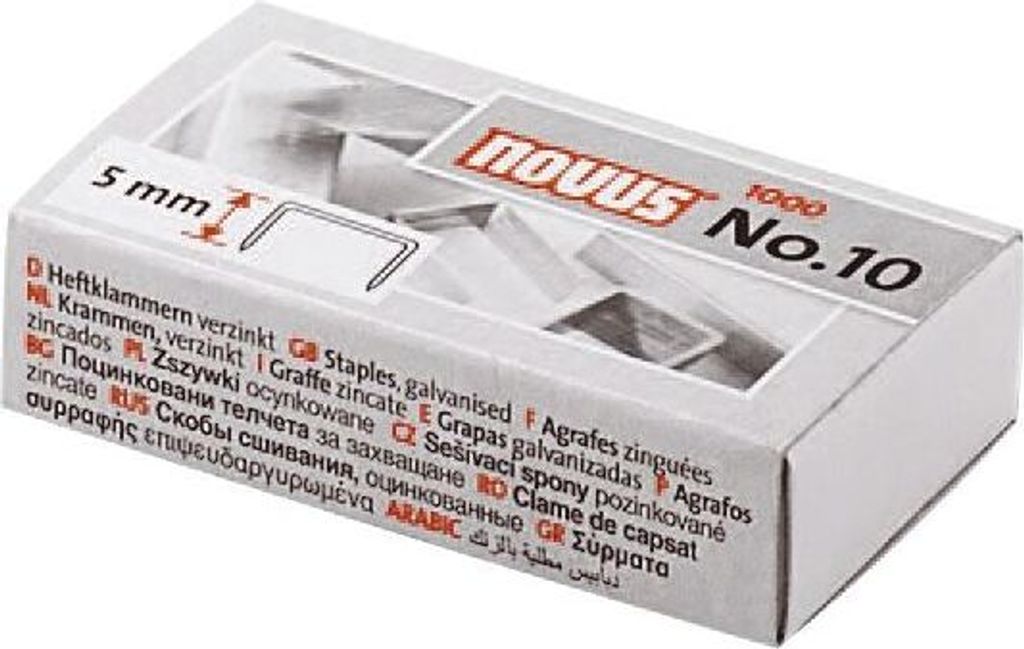 Novus Dahle Novus No.10 SUPER - Klammerpack - 5 mm - Obrázok produktu 