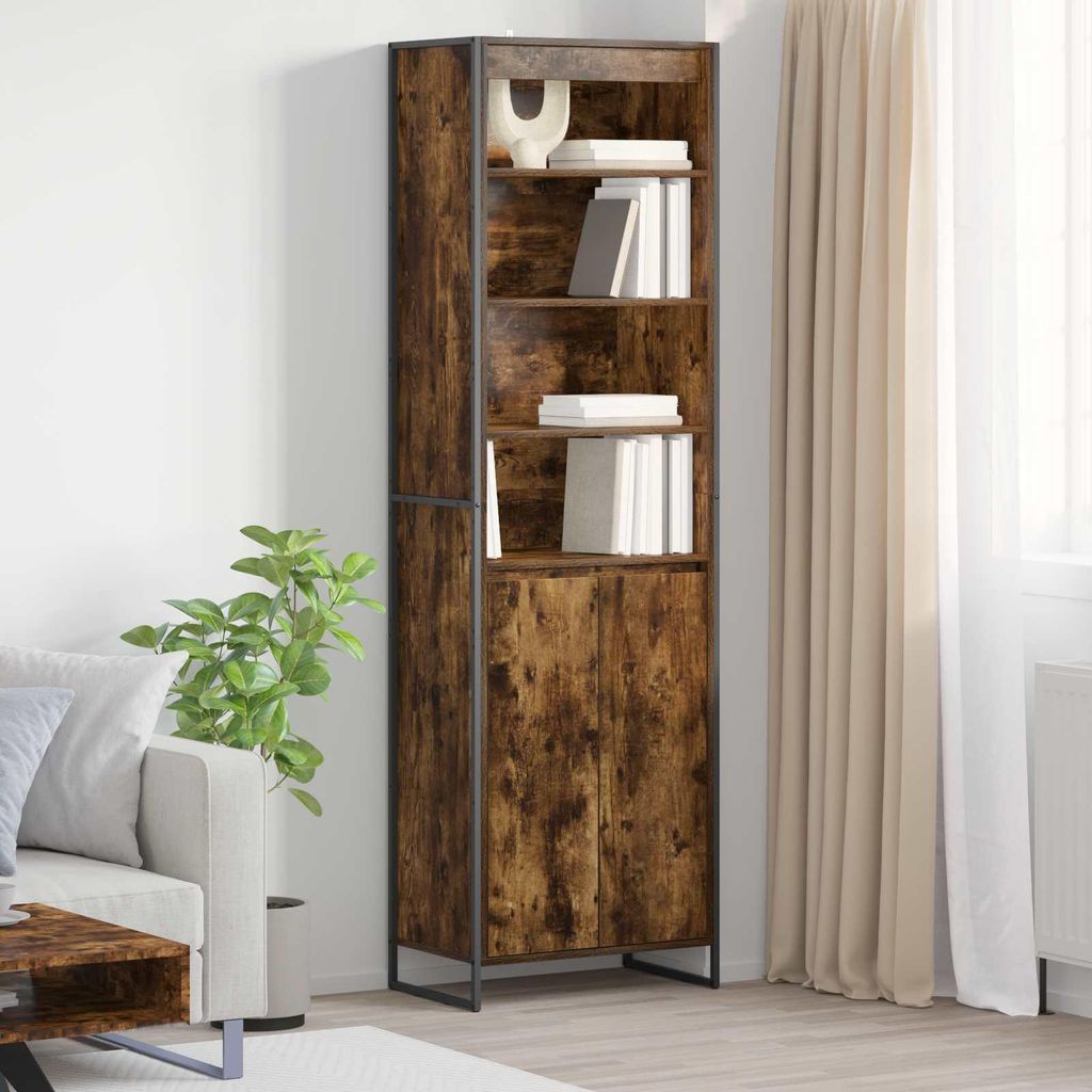 Maison Exclusive - Hohe Schränke Raucharbe 60 x 36 x 200 cm Holzwerkstoff