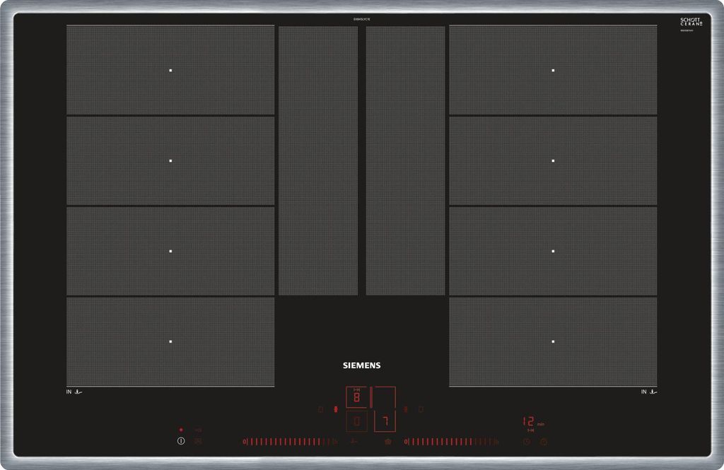 Siemens iQ700, Induktionskochfeld, 80 cm, Schwarz, Mit Image du produit 