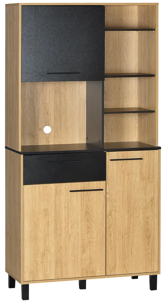 Meuble de cuisine gain de place 180 cm pour ranger et brancher vos appareils
