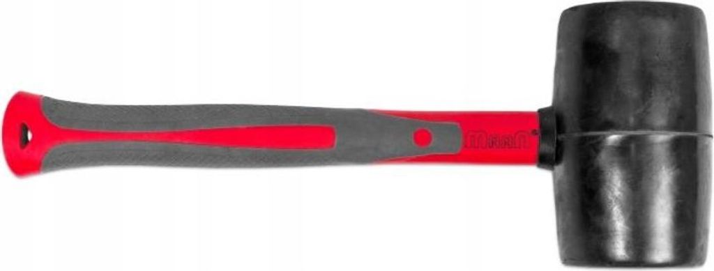 FEINZ | Gummihammer - 90 mm - 910 g - Fiberglasgriff - robust und langlebig - ideal für Bauarbeiten