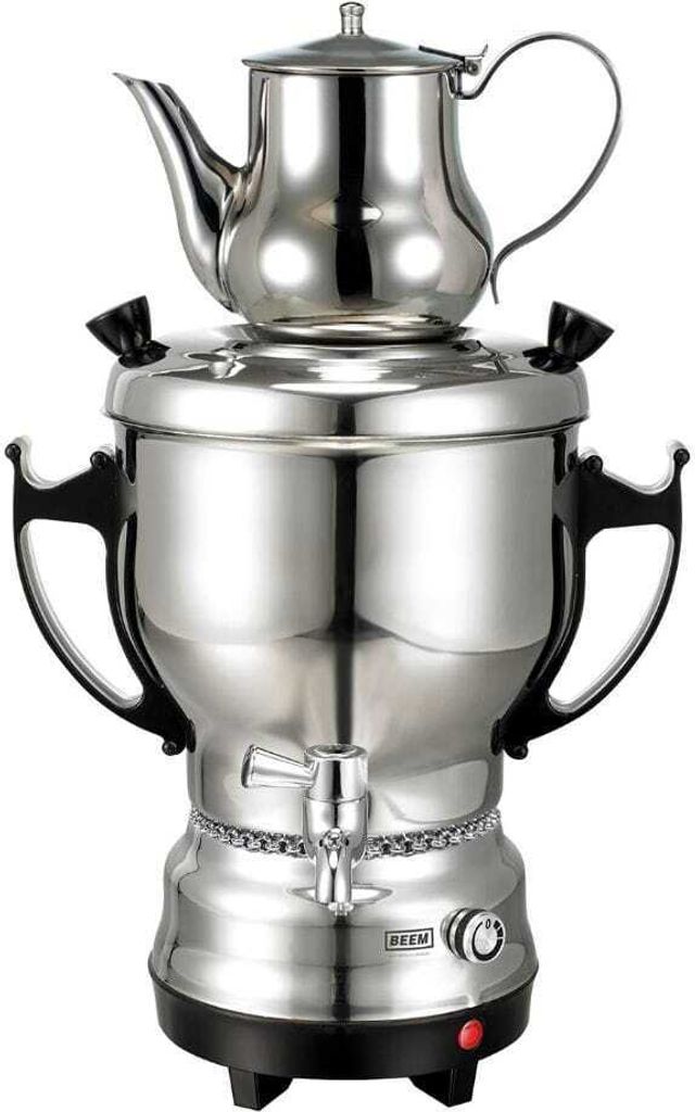 BEEM TEA-CLASSIC Samowar 3L Edelstahl großer Teekocher Produktbild