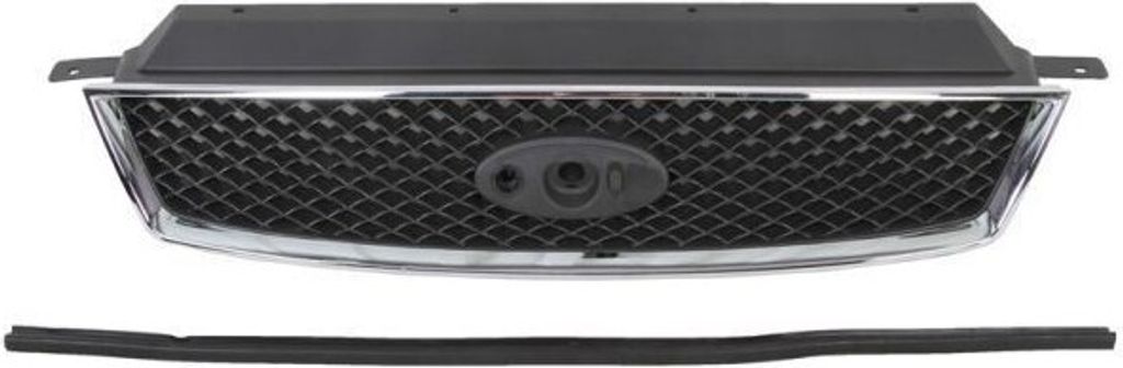 BLIC 6502-07-2534991P Kühlergrill Frontgrill für FORD Focus C-Max (DM2) Chrom/Schwarz