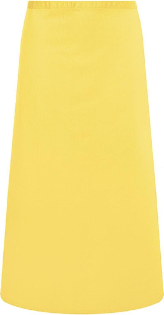 Karlowsky Bistroschürze BASIC unisex 100 x 75 cm Polyester/Baumwollmix Sonnengelb