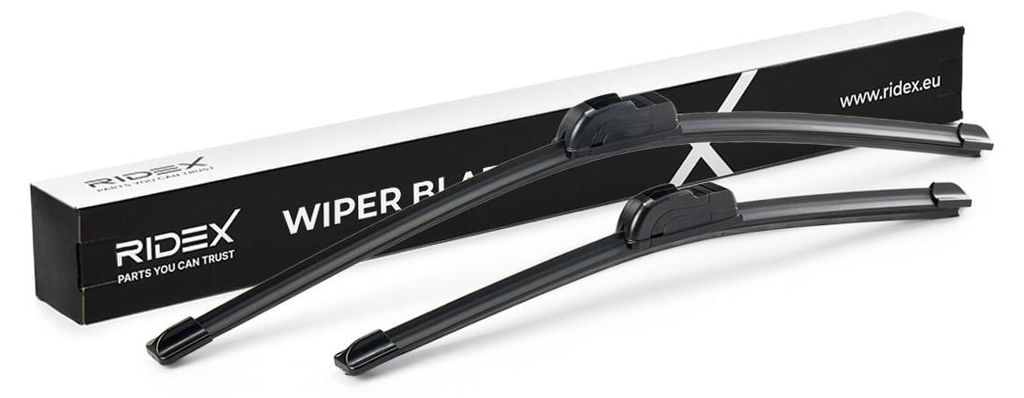RIDEX Scheibenwischer Vorne 550mm/400mm für FORD Fiesta Mk5 Produktbild 