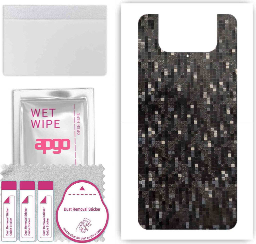 apgo Rückseite Schutzfolie, Skin, kompatibel mit Asus ZenFone 8 Flip, Hinten Displayschutzfolie aus Vinylfolie, kratzfest, einfache Montage - Carb...