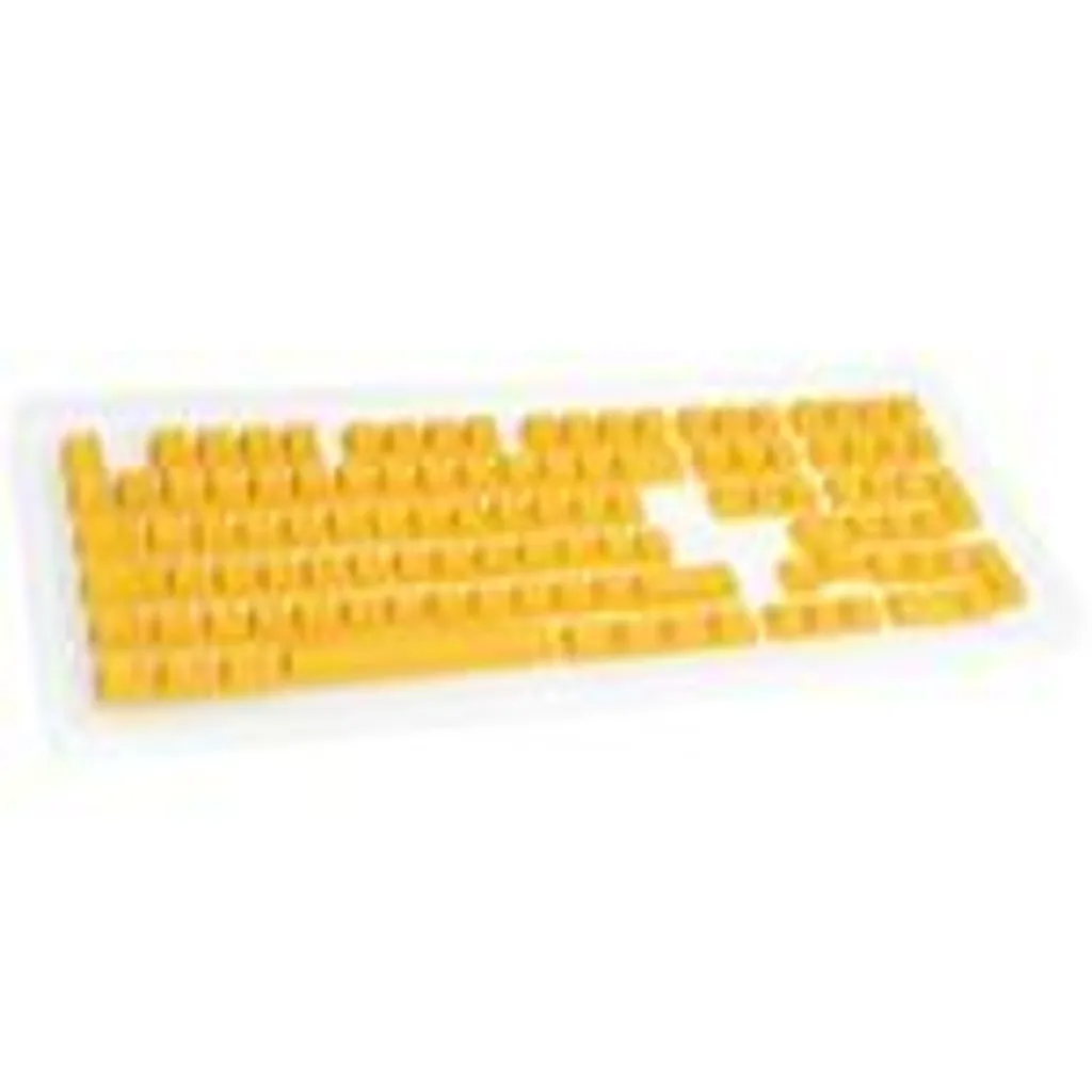 Set de Touches Jaune PBT Double-Shot Ducky pour Clavier Mécanique