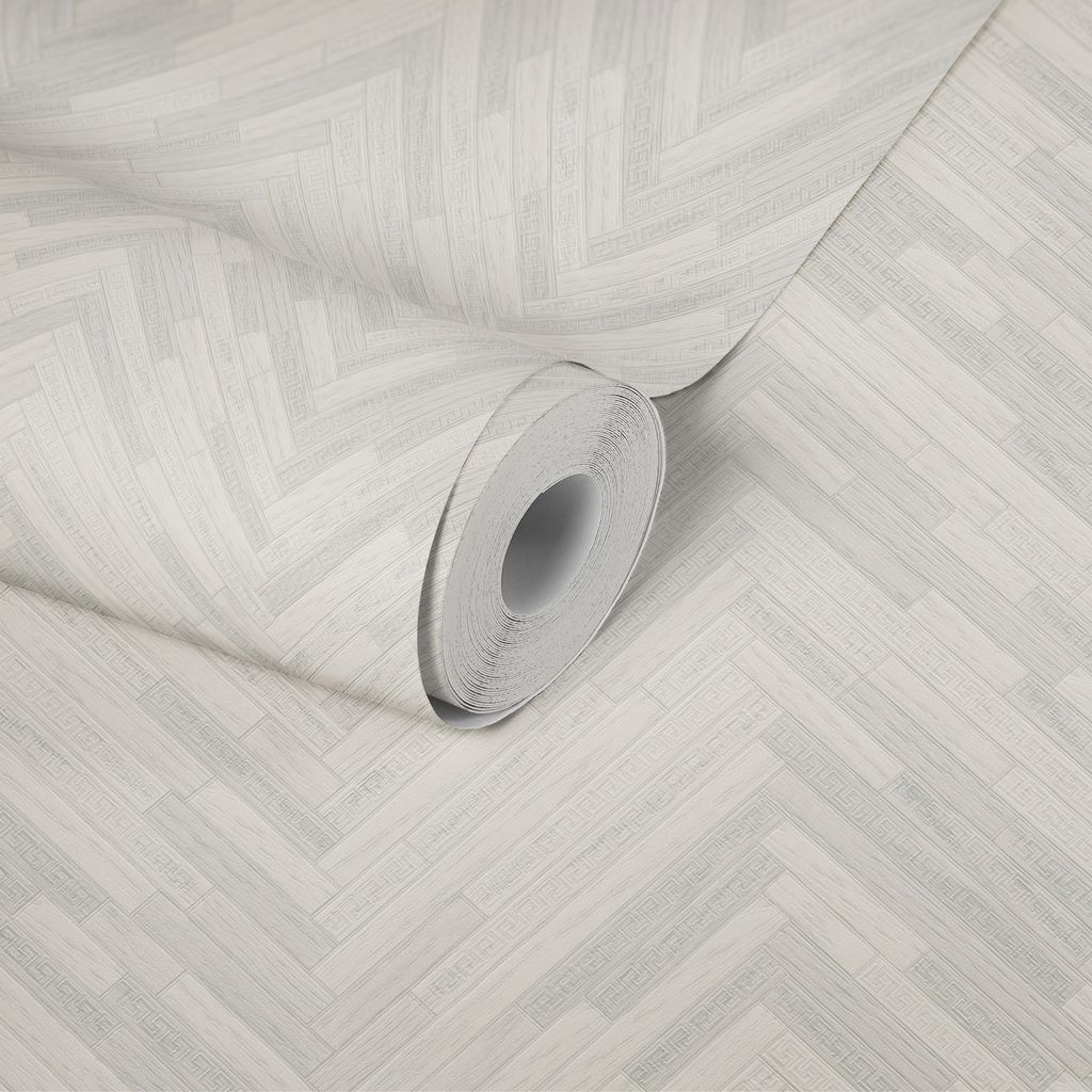 A.S. Création Versace 4 370511 Vlies Grau Weiß